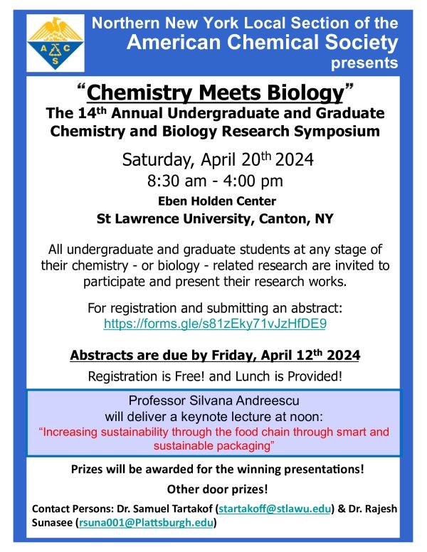 2024 Annual Research Symposium Flyer