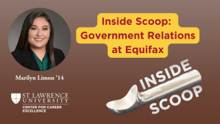 Inside Scoop: Government Relations at Equifax with Marilyn Limon, class of '14