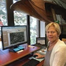 Linda at Stand up Desk